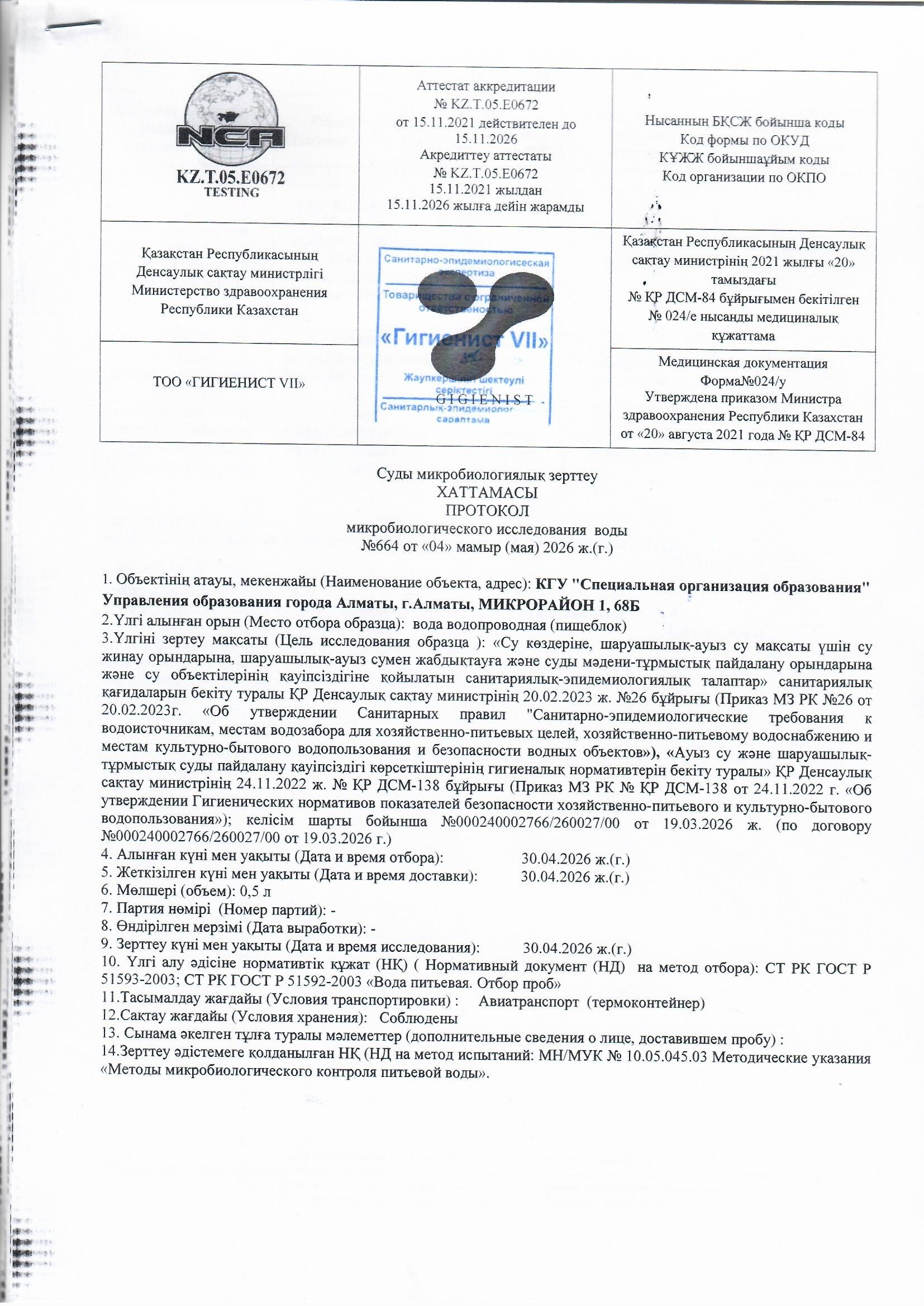 Производственный контроль 2026 год